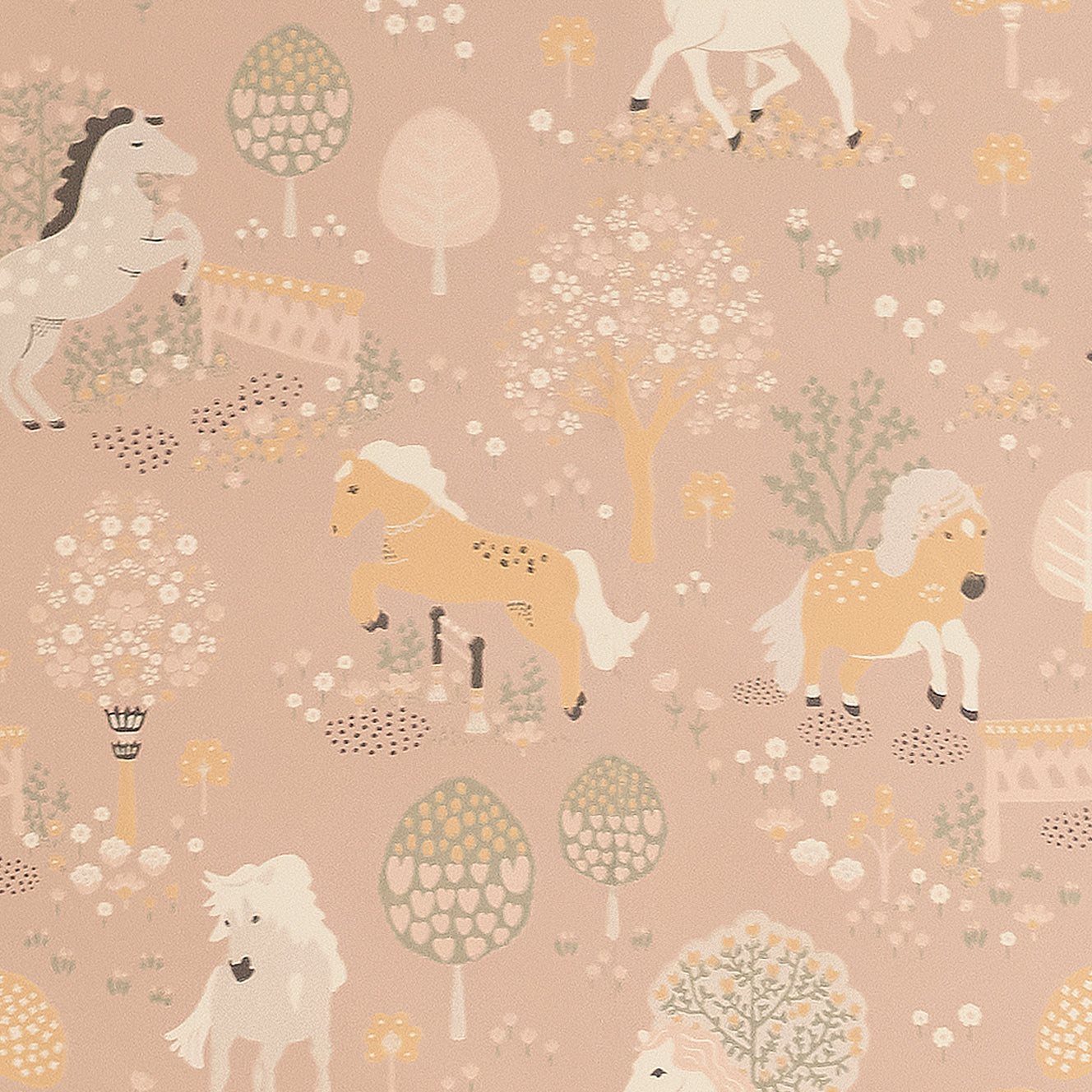 Majvillan Behang - My Sweet Pony - Dreamy Pink image 1