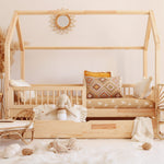 Bedhuisje Perle Natural met Lade - 90x190cm image 0