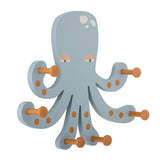 Bloomingville MINI Oswall Houten Kapstok Octopus - 30cm