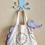 Bloomingville MINI Oswall Houten Kapstok Octopus - 30cm