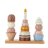 Bloomingville MINI Houten Stapeltoren Feestje