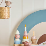 Bloomingville MINI Houten Stapeltoren Feestje