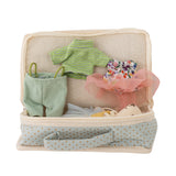 Bloomingville MINI Poppensetje met kleding en koffertje Lara Doll