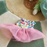 Bloomingville MINI Poppensetje met kleding en koffertje Lara Doll