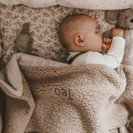 Teddy Deken met Naam - Beige - 78x100cm image 0
