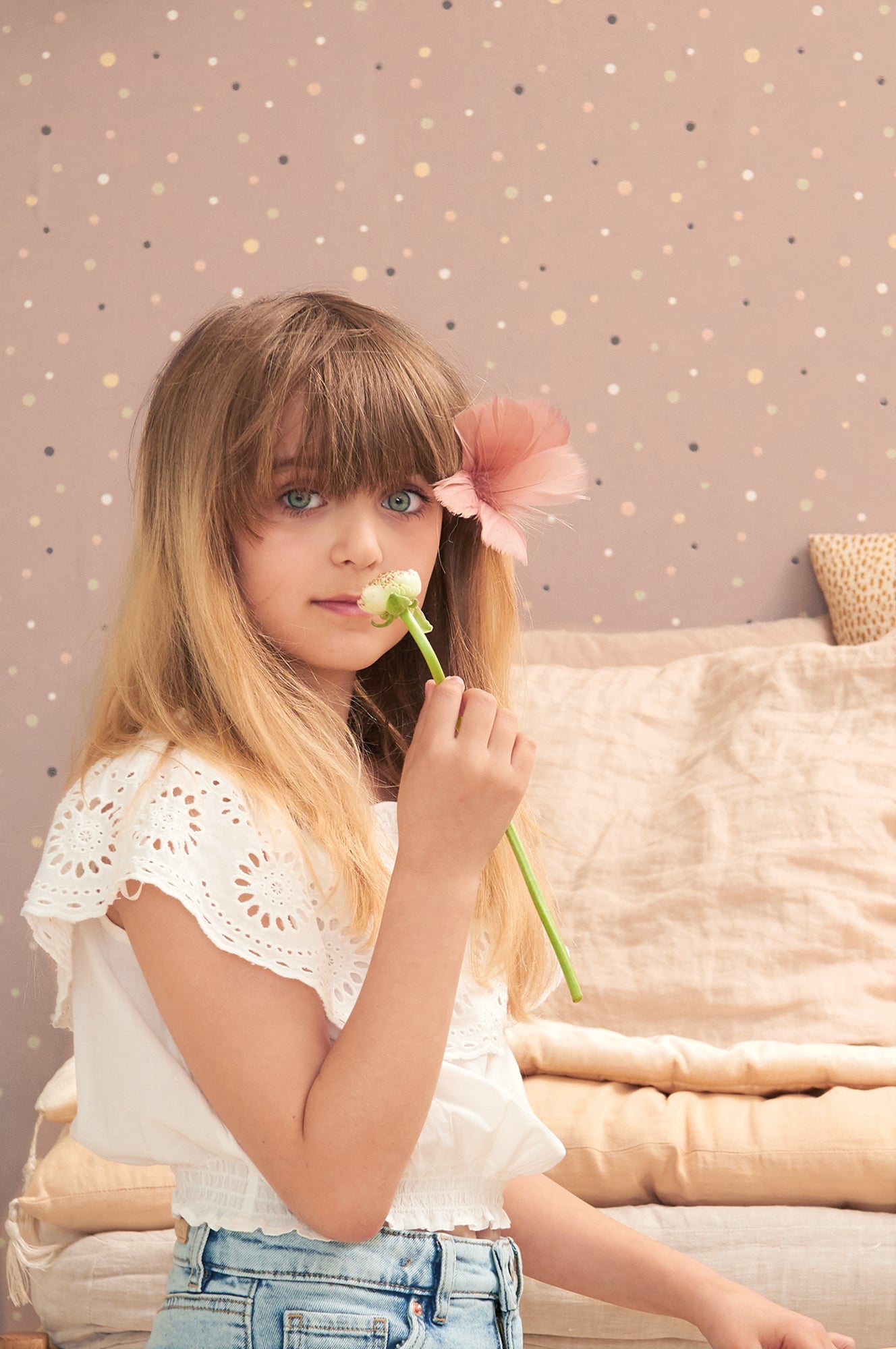 Majvillan Behang - Stardust - Cosy Lilac image 5