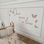 Houten Vlinders Muurdecoratie "Once Upon a Time" image 0