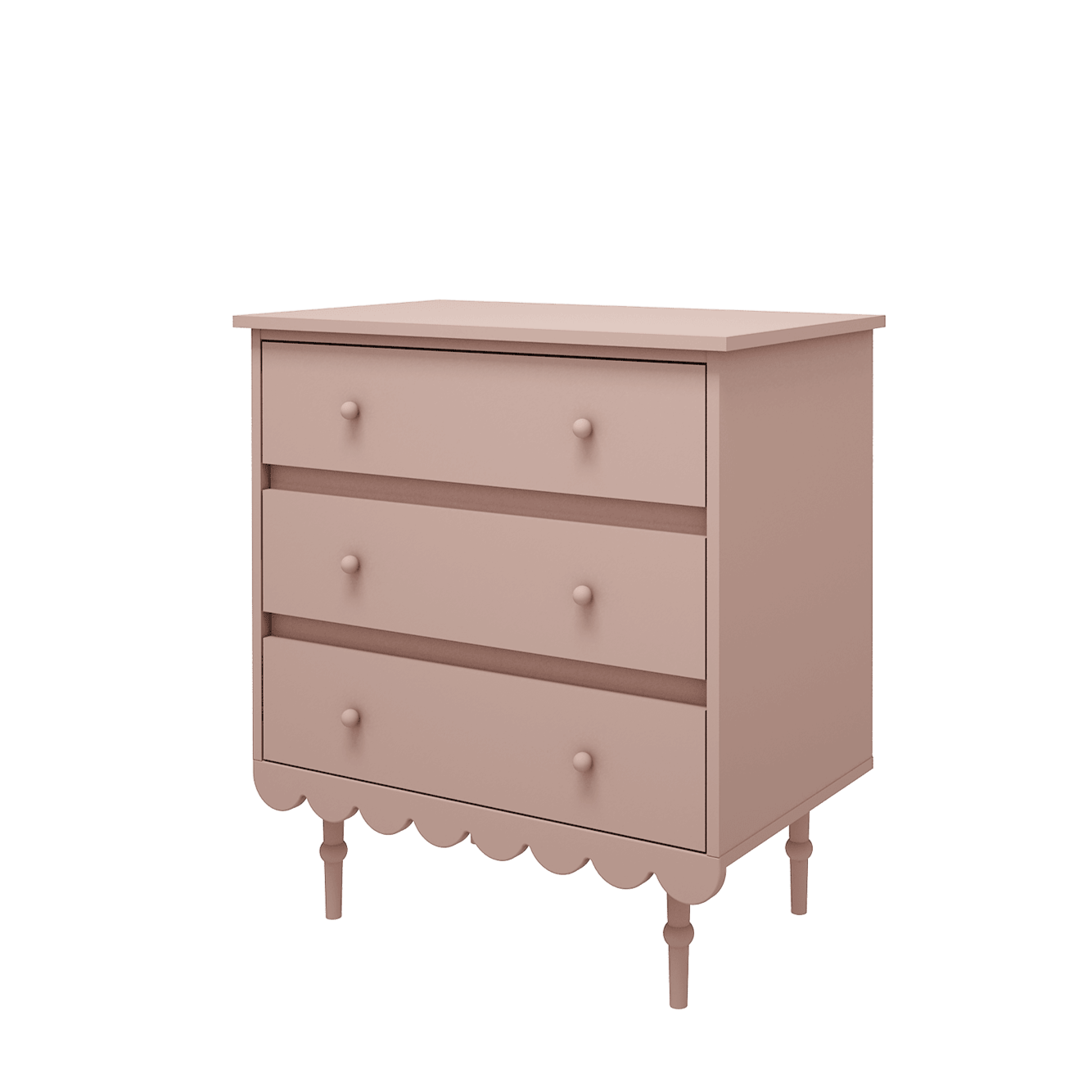Wood Luck Ladekast/Commode Babushka - Roze image 0