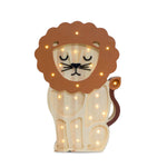 Little Lights Lamp Leeuw  - Serengeti Wood image 0