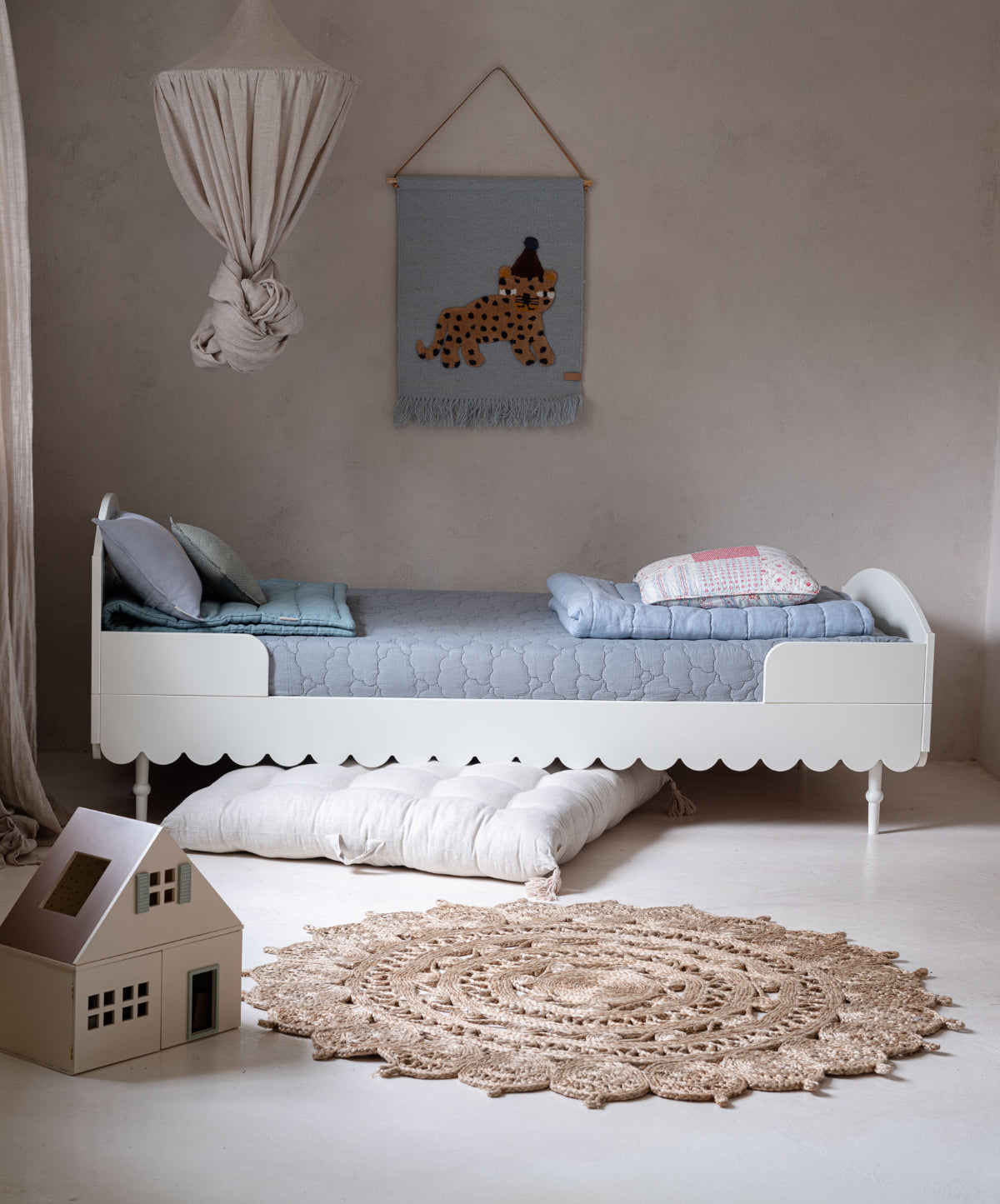 Wood Luck Bed Babushka - Wit - Eenpersoons 90x200cm image 0