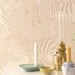 Majvillan Behang - Safari Stripes - Dusty Beige image 3