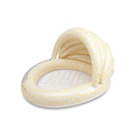 Opblaaszwembad Swim Essentials  | Geel Baby Zwembad Ø 100 cm met Zonnescherm image 0
