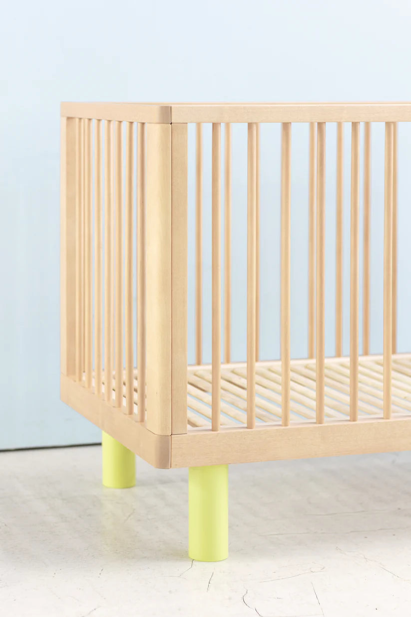 KARL & FRIC Ledikant Nox - Naturel met gele poten image 4