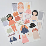 Ferflex Magnetische Speelgoed - Figuur om aan te kleden - Meisje