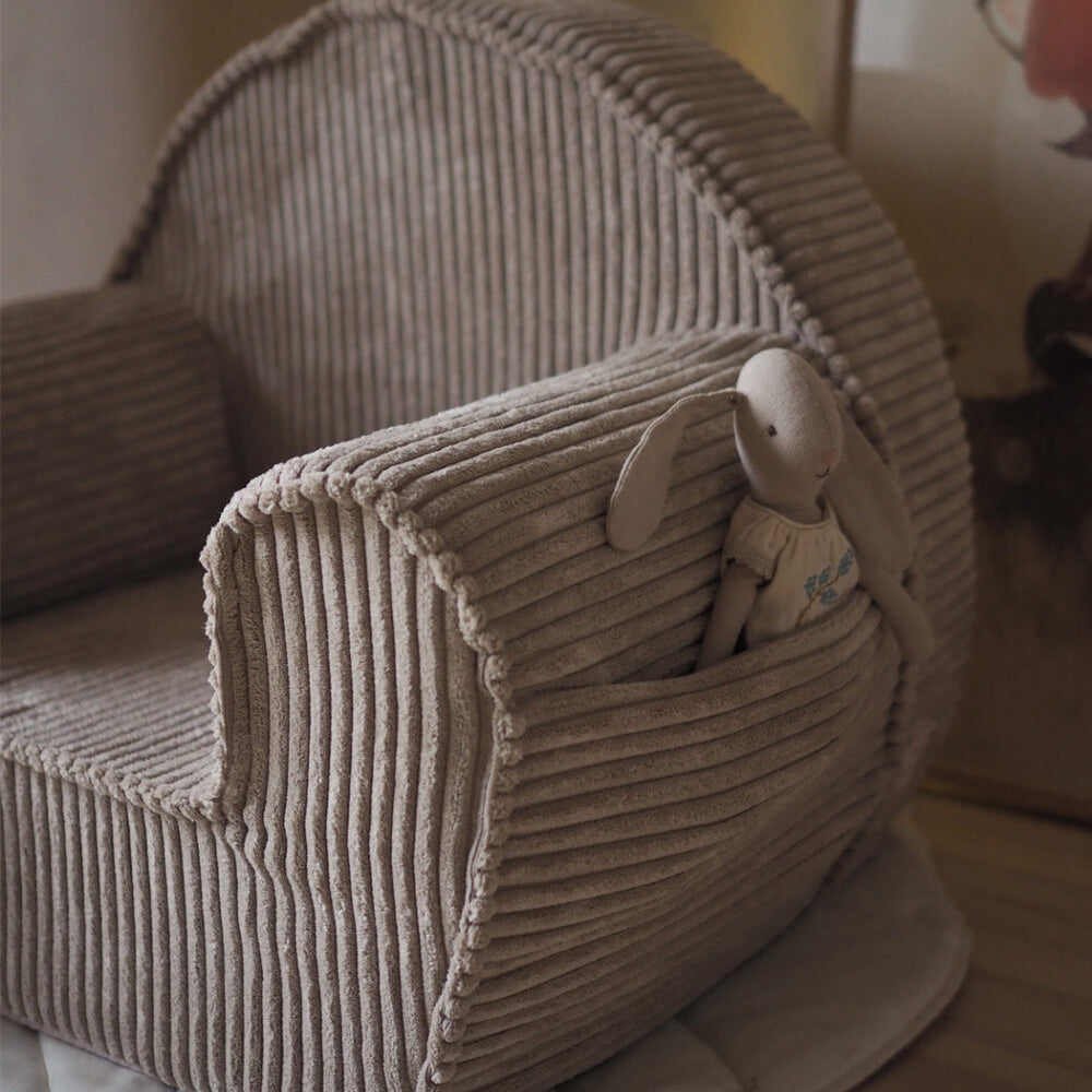 Rib Cord Stoel - Sugar Brown image 1