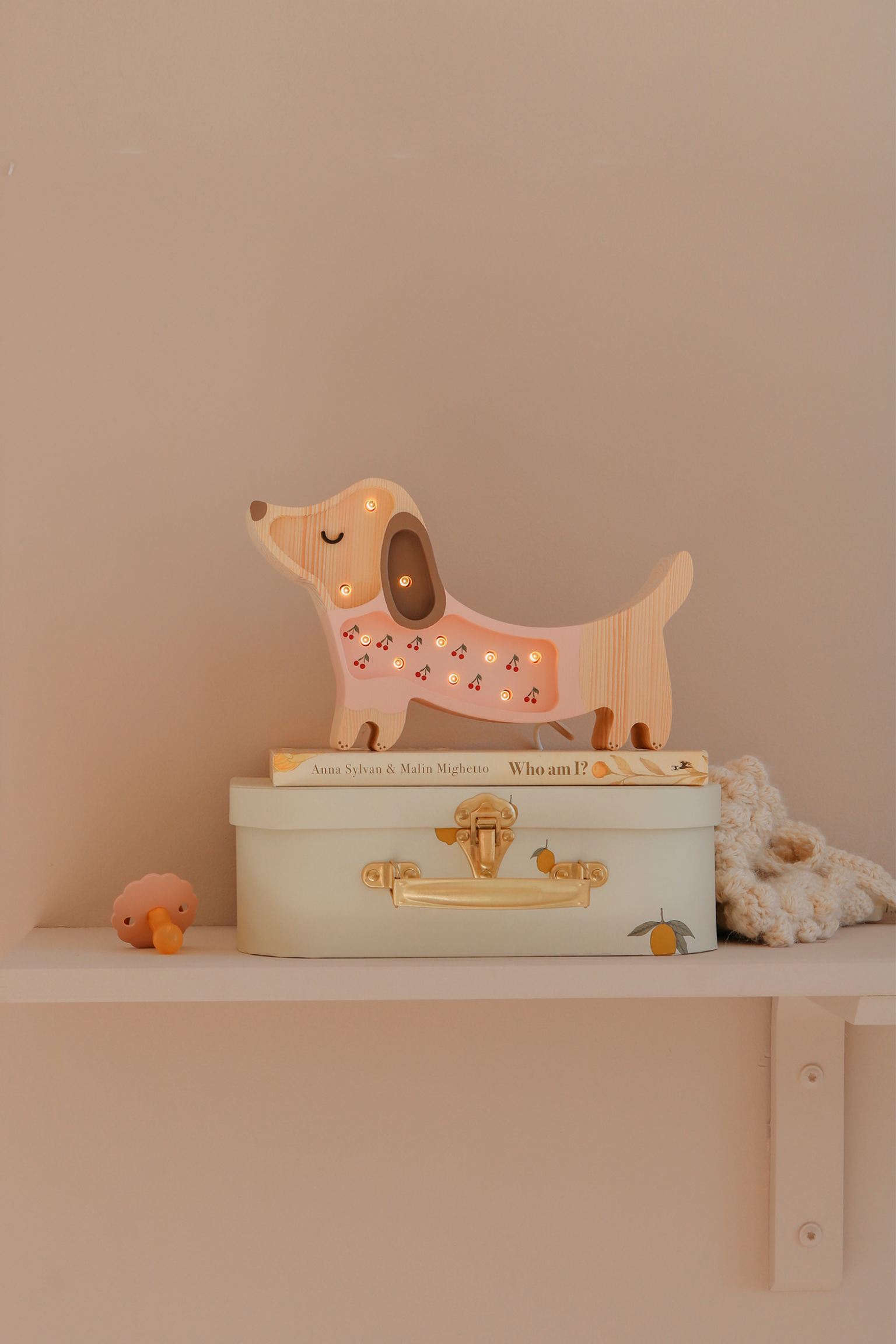 Little Lights Lamp Mini Teckel - Roze image 2