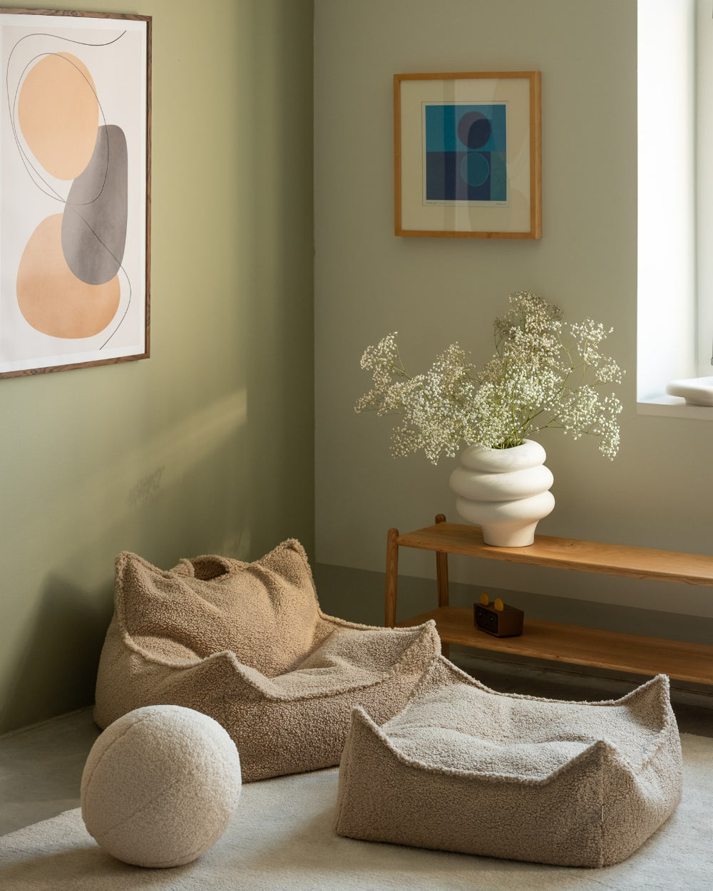 Wigiwama Zitzak voor Kinderen - Biscuit Beanbag Chair image 4