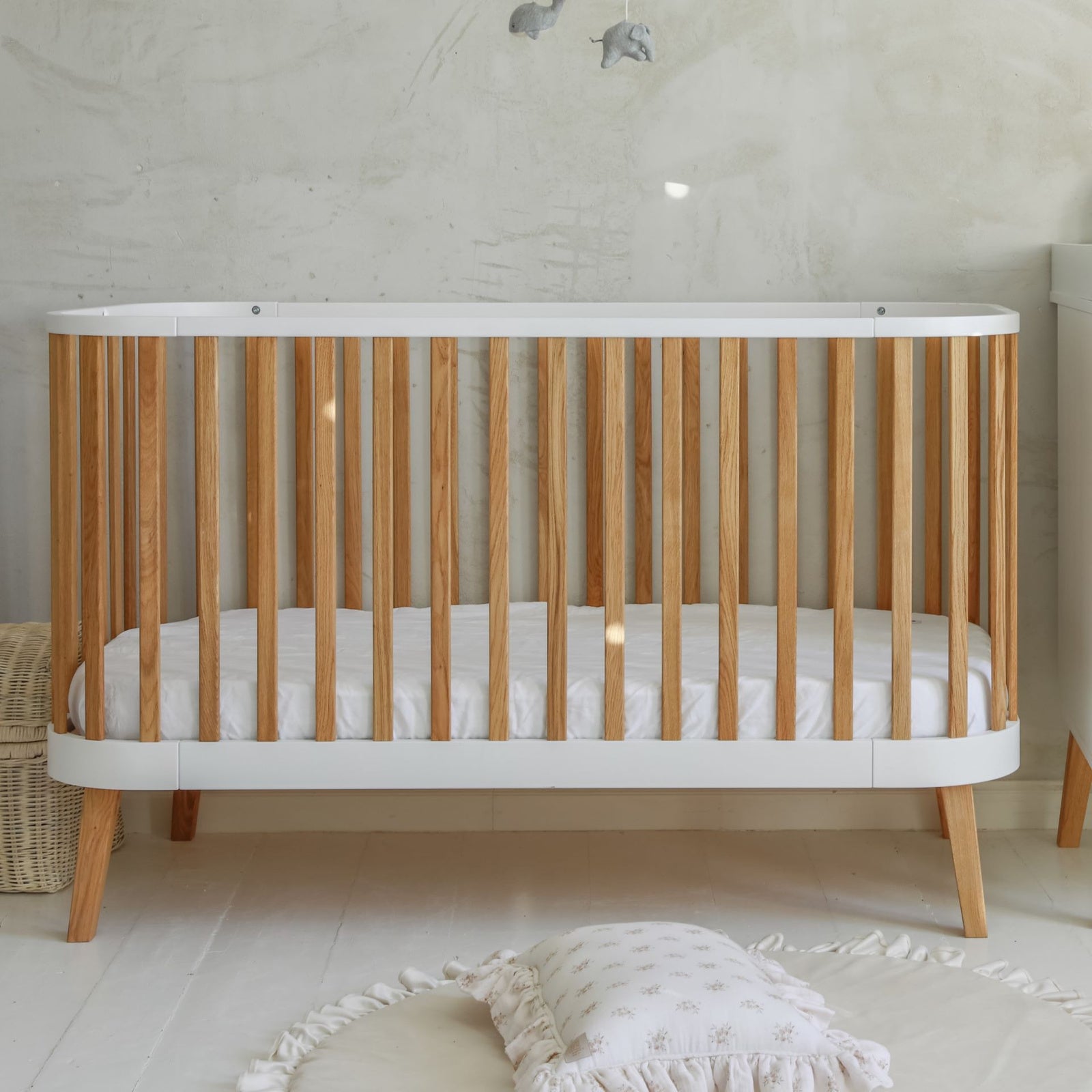 Babykamer 3-delig - naturel eiken wit image 3