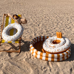 Opblaaszwembad Swim Essentials | Flow Geel/Wit Baby Zwembad Ø 100 cm image 2