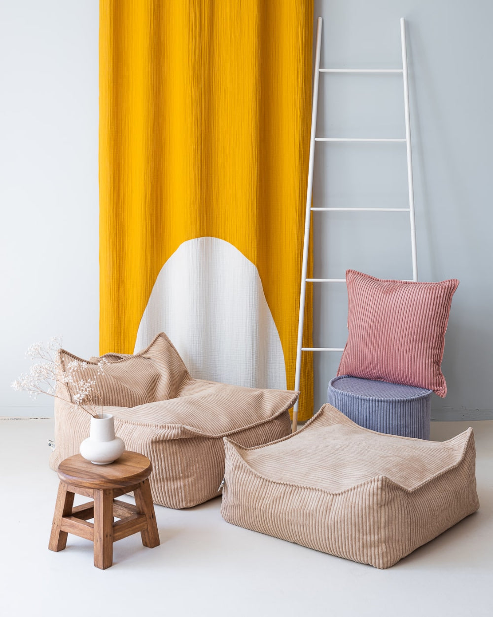 Wigiwama Zitzak voor kinderen - Brown Sugar Beanbag Chair image 2