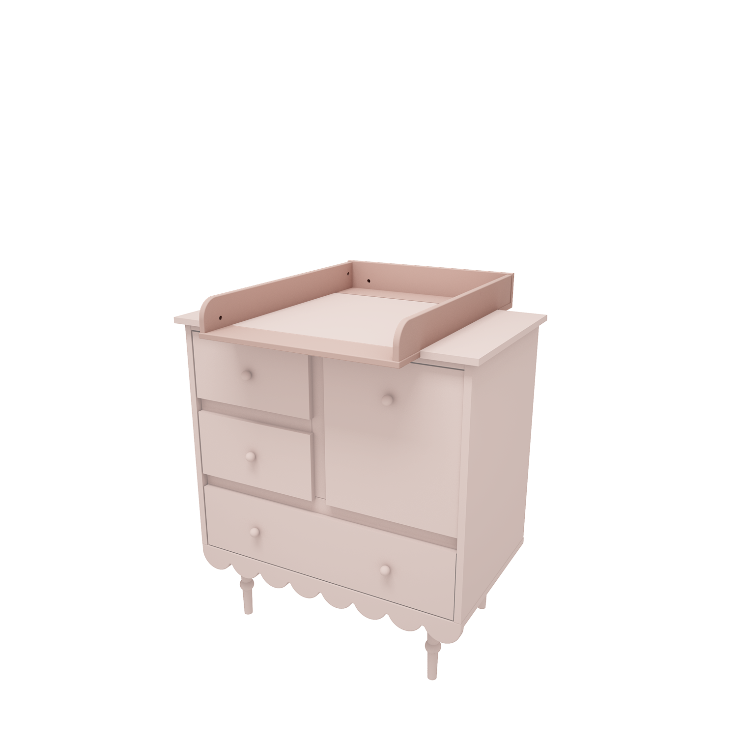Wood Luck Commode Opzetstuk Babushka - Roze image 2