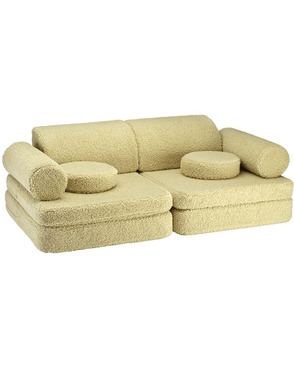 Wigiwama Teddy Kinderbank - Matcha Settee - Sofa Speelbank image 0
