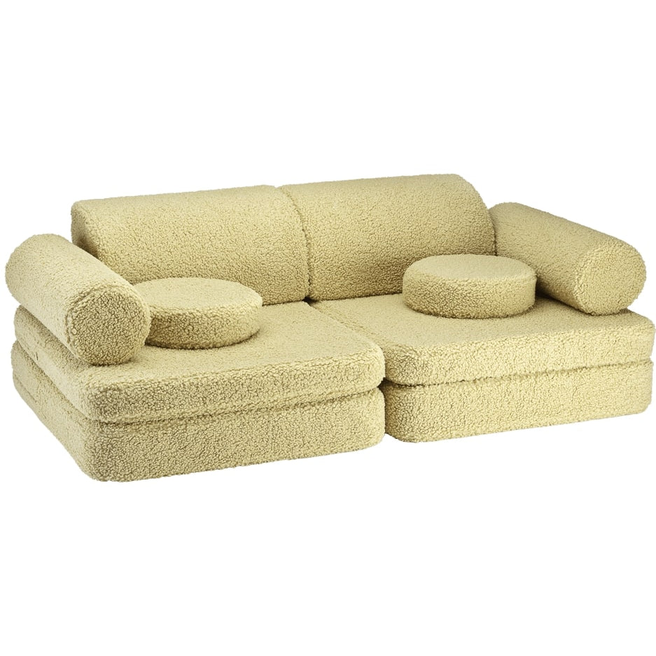 Wigiwama Teddy Kinderbank - Matcha Settee - Sofa Speelbank image 0