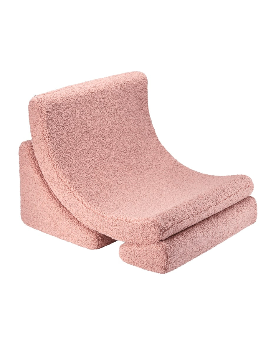 Wigiwama Kinderstoel - Guava Pink Moon Chair image 0