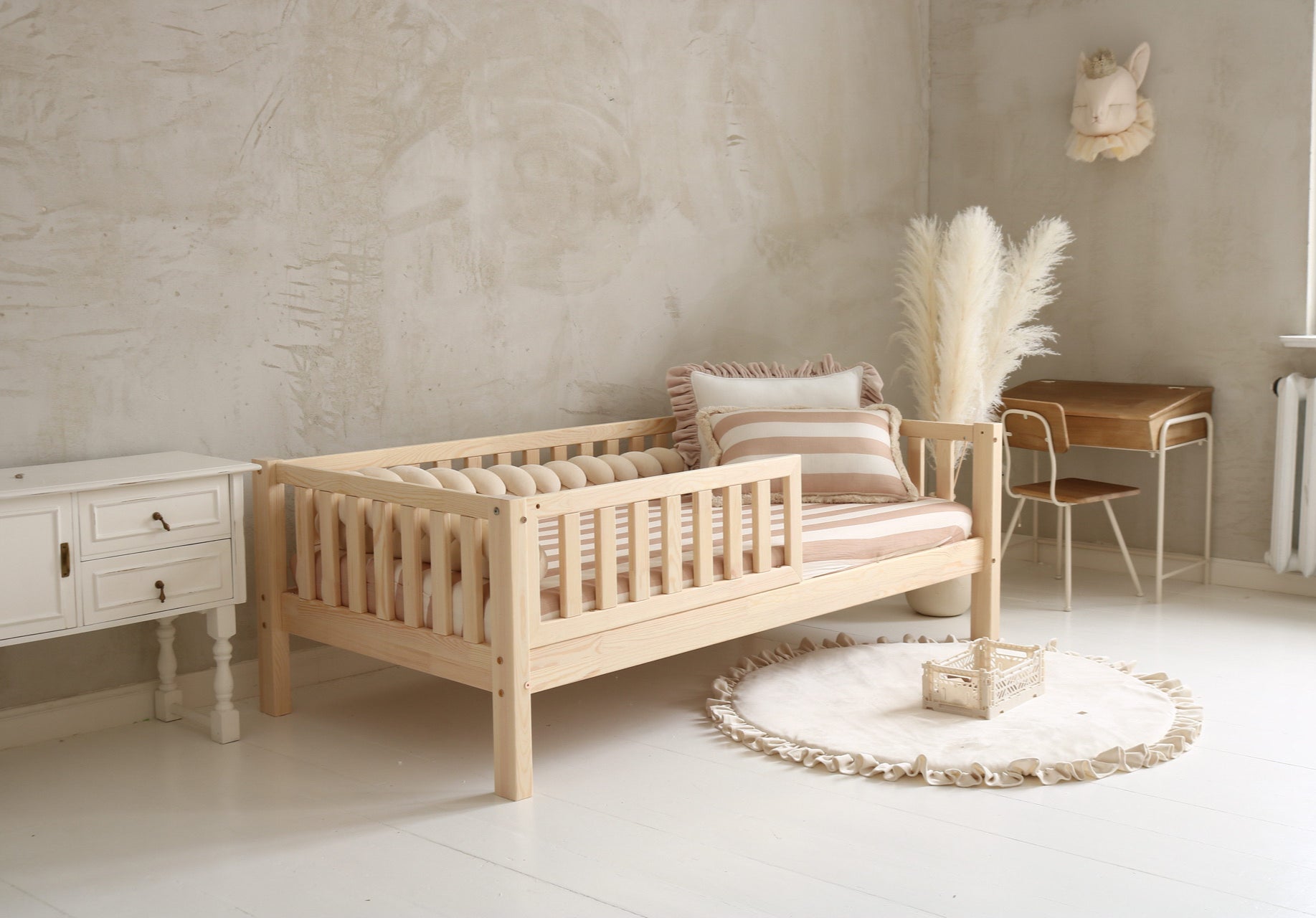 Bed Lou Natural - Eenpersoons 90x190cm image 1