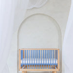 KARL & FRIC Ledikant Nox - Naturel met blauwe spijlen image 9