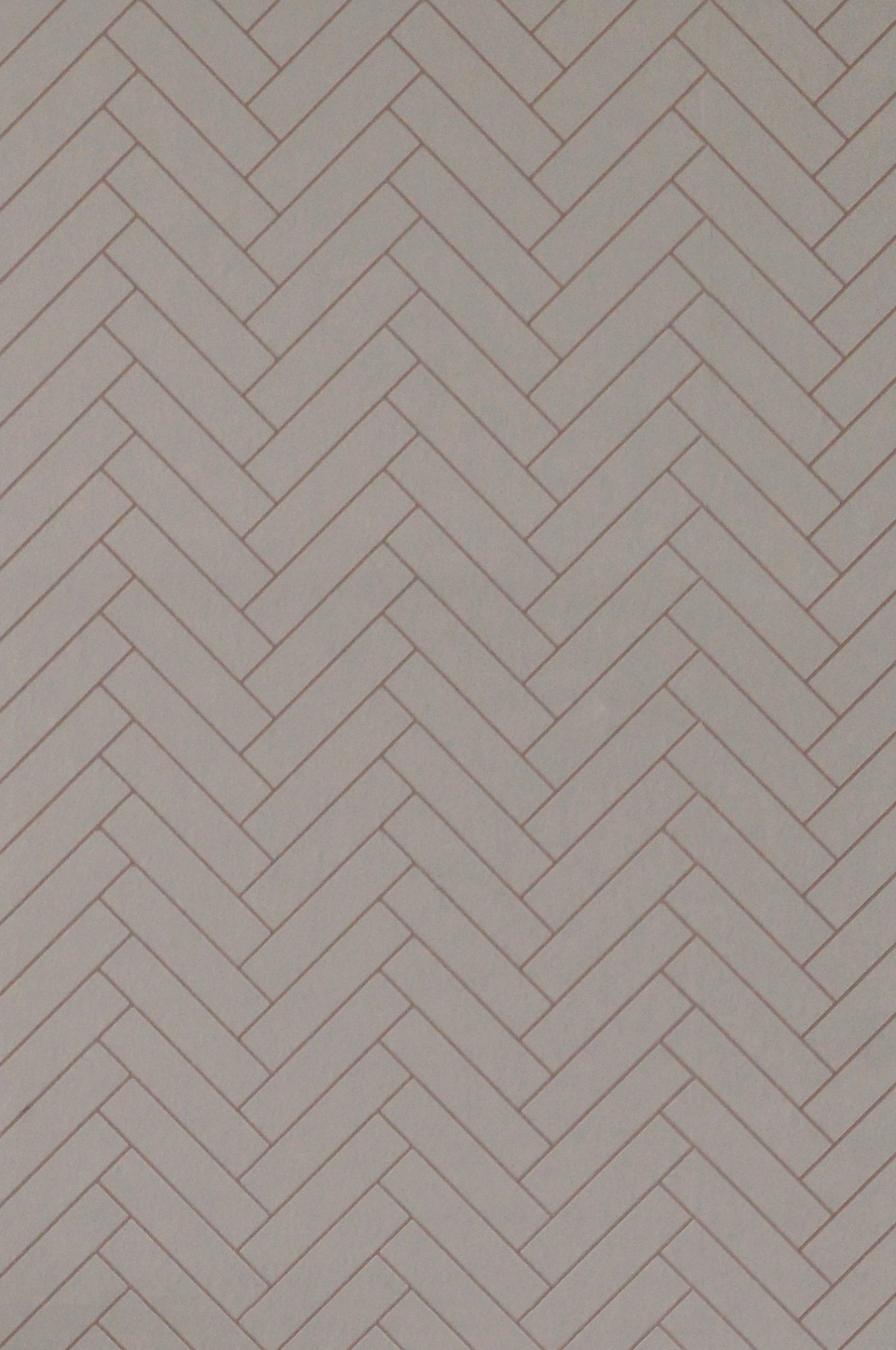 Majvillan Behang - Herringbone - Greige Blue image 1