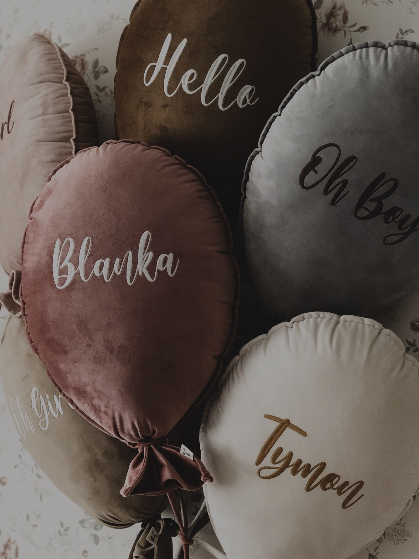 Ballon kussen deluxe - vanille fluweel image 4