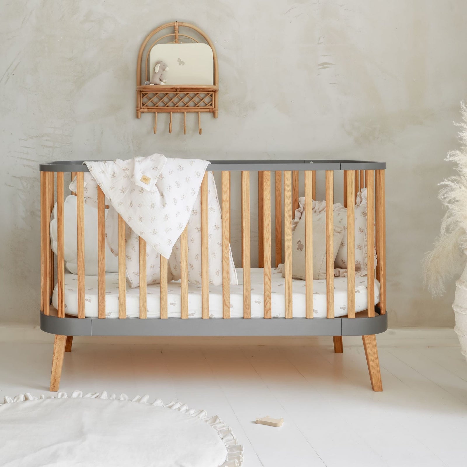 Babykamer 3-delig - eiken grijs image 1