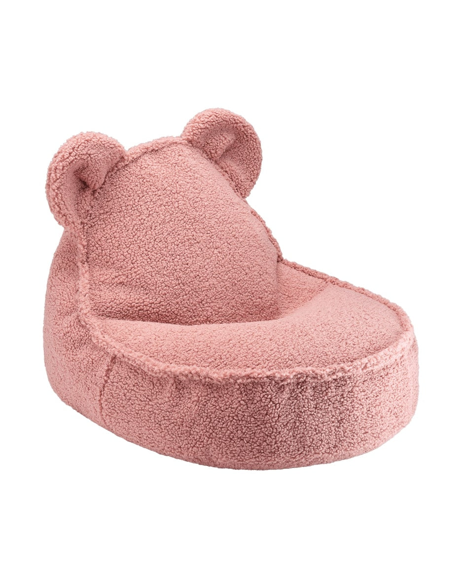 Wigiwama Beren Zitzak voor Kinderen Beer - Guava Pink Bear Beanbag image 0