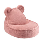 Wigiwama Beren Zitzak voor Kinderen Beer - Guava Pink Bear Beanbag image 0