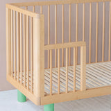 KARL & FRIC Ledikant Nox - Naturel met groene poten image 5