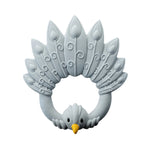 Natruba Bijtring Pauw - Natuurrubber - Licht Blauw image 0