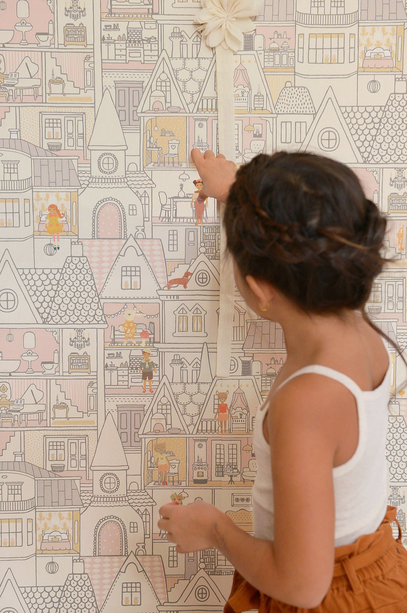 Majvillan Behang - Dollhouse - Soft Wool White image 2