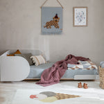 Wood Luck Meegroeibed Bloom - 90x160 tot 90x200 - Cashmere Grijs image 0