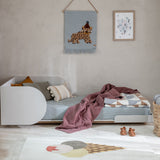 Wood Luck Meegroeibed Bloom - 90x160 tot 90x200 - Cashmere Grijs image 0