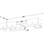 Wood Luck Wandplank Babushka - Roze image 2