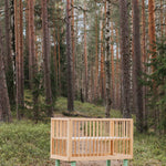 KARL & FRIC Ledikant Nox - Naturel met groene poten image 11