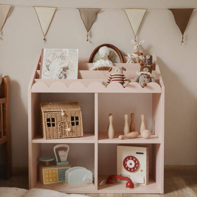 Montessori Boekenkast met Schulprand - Sunset image 1