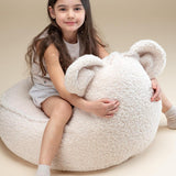 Wigiwama Beren Zitzak voor Kinderen Beer - Cream White Bear Beanbag image 2