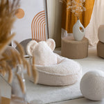Wigiwama Beren Zitzak voor Kinderen Beer - Cream White Bear Beanbag image 4