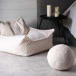 Wigiwama Zitzak voor Kinderen - Cream White Beanbag Chair image 8