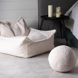 Wigiwama Zitzak voor Kinderen - Cream White Beanbag Chair image 8