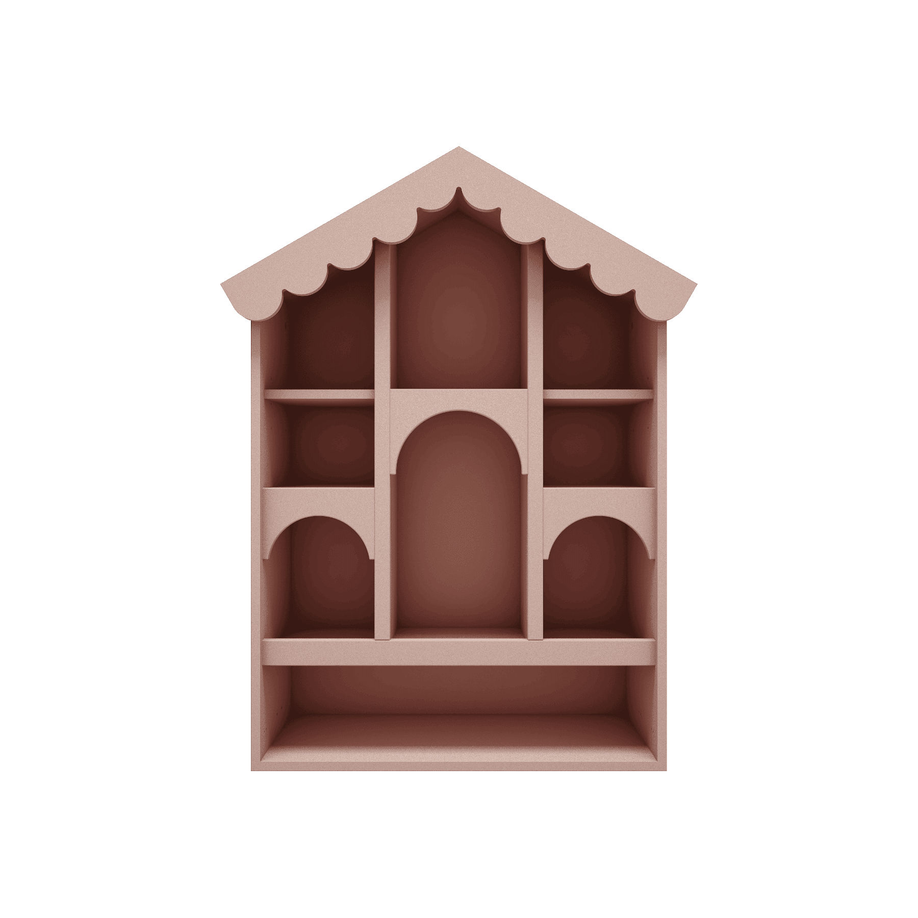 Wood Luck Opbergkast Babushka Dollhouse - Roze image 0