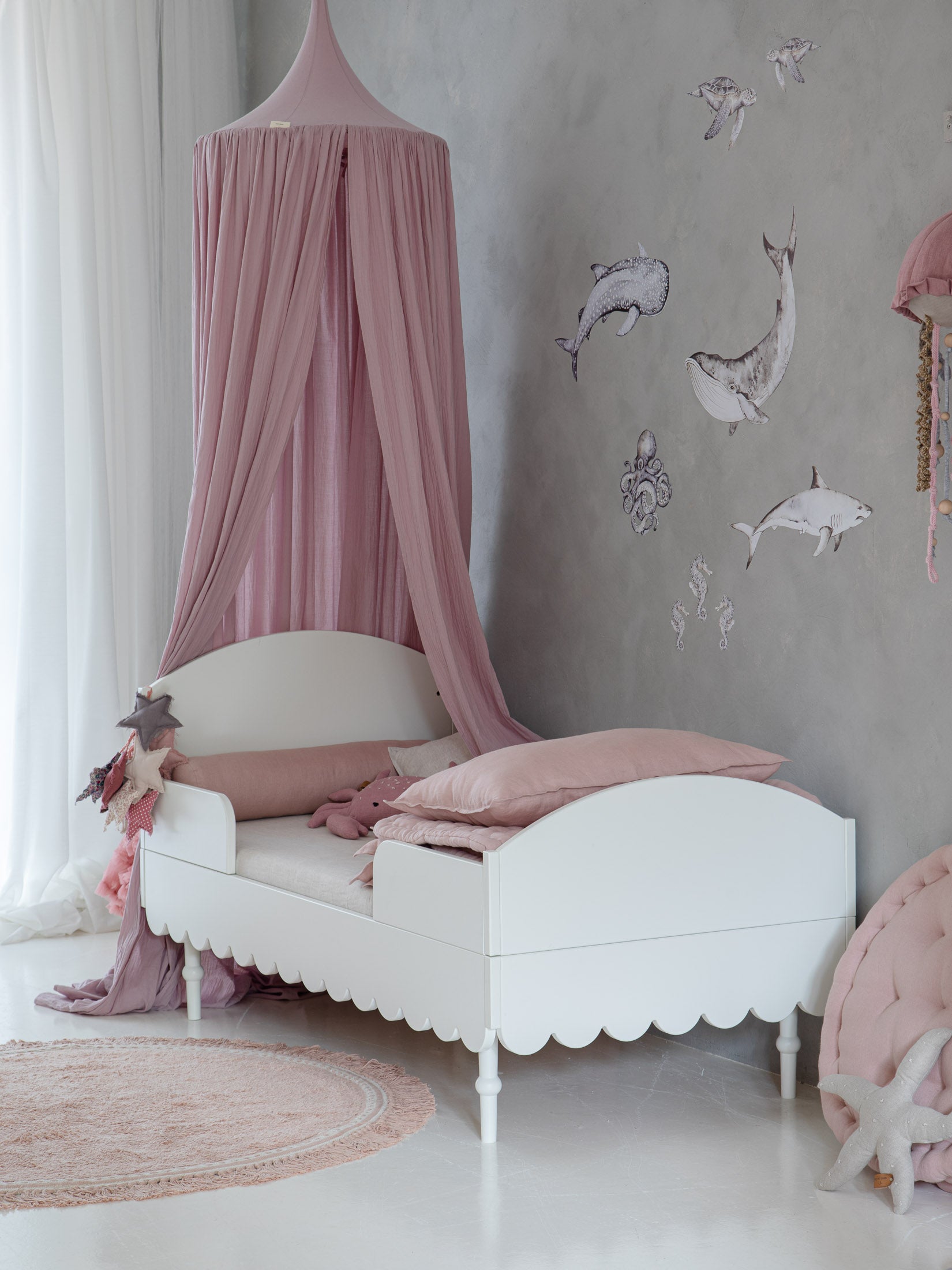 Wood Luck 2-in1 Ledikant Babushka - Wit image 3