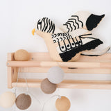 KidsDepot - Muurhanger vilten vogel Nachtegaal image 0